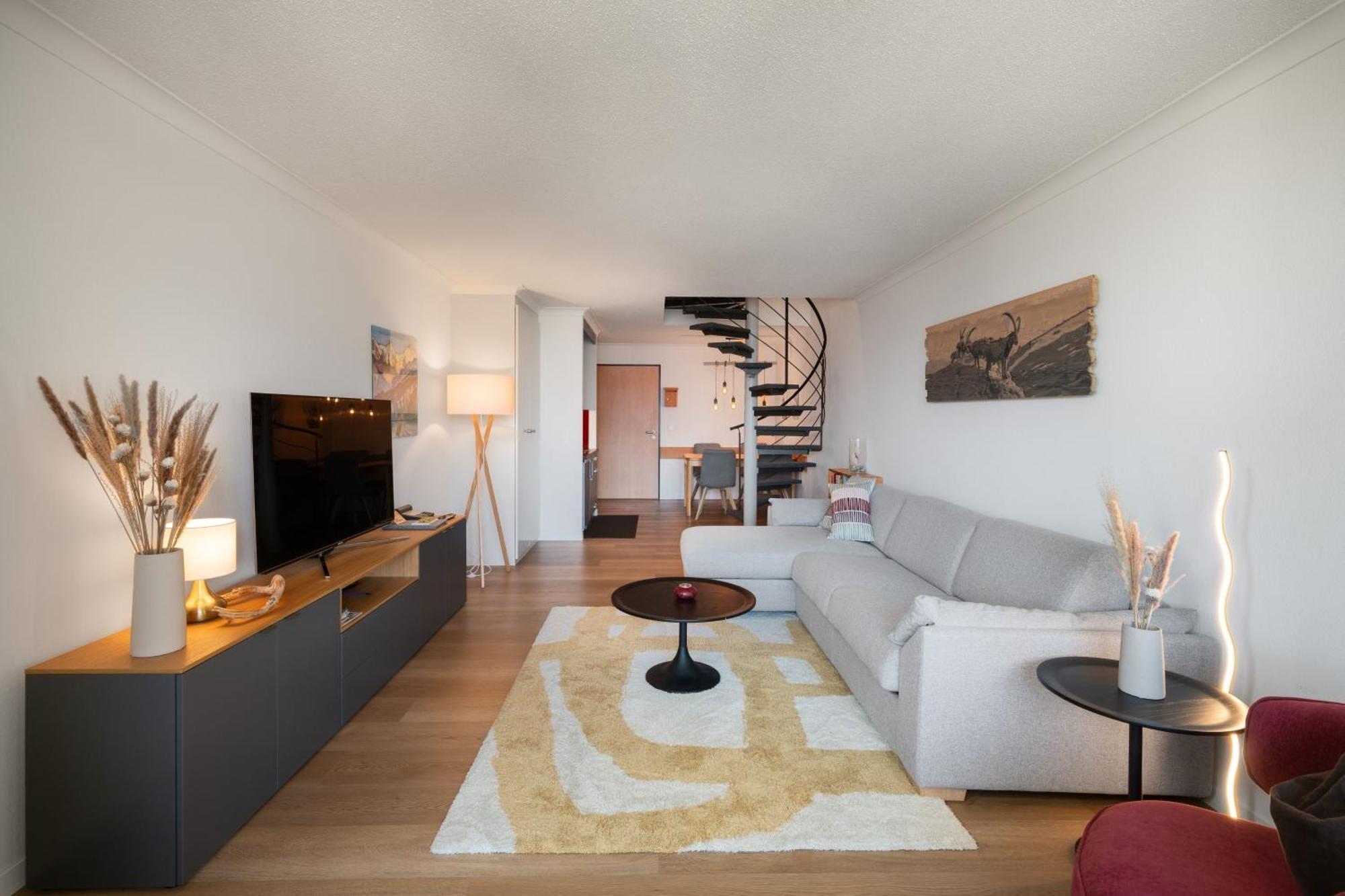 Wohnung Edelweiss Direkt In 4 Sterne Hotel Беатенберг Екстериор снимка